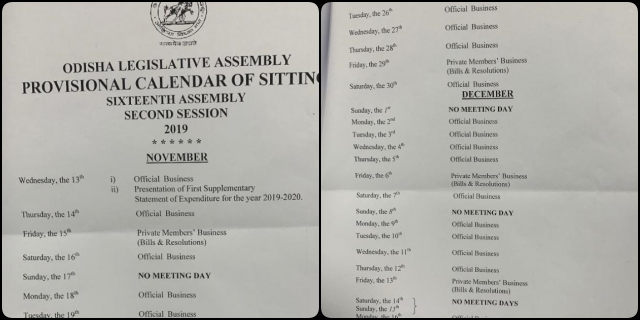 assembly winter session