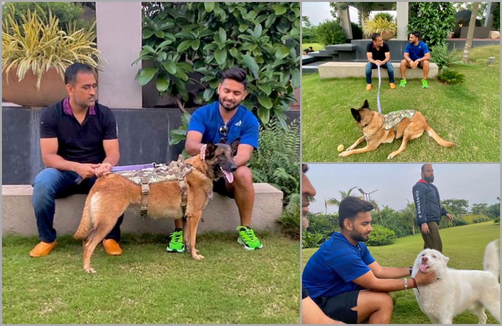 Indian young keeper Rishabh Pant chills with MS Dhoni at his home in Ranchi