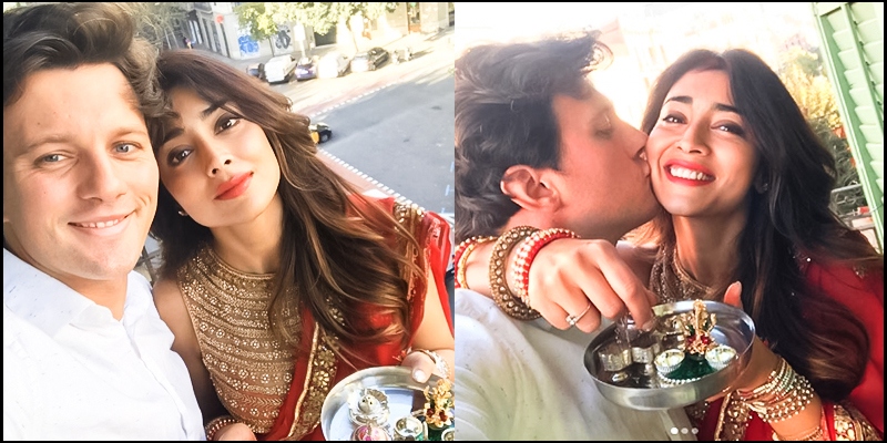 Shriya Saran with husband Andrei Koscheev