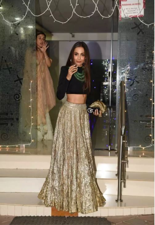 malaika arora and arjun kapoor diwali party