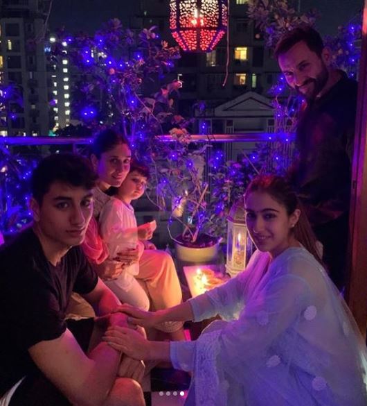 In pics: Sara's Diwali celebration with family