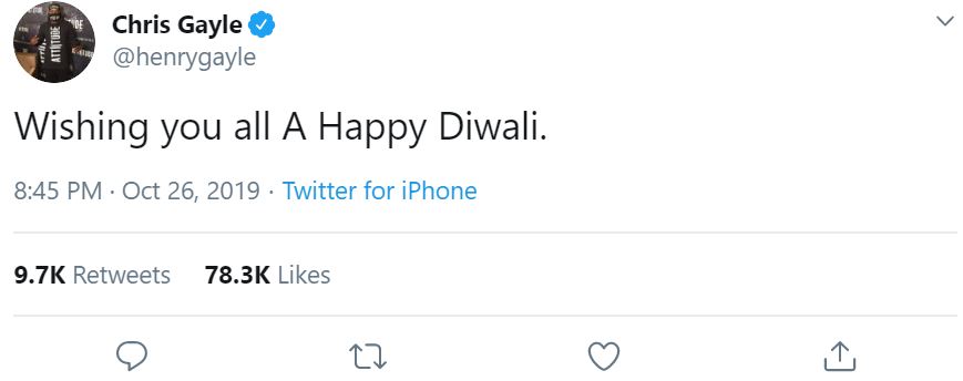 Cricketer celebrate diwali