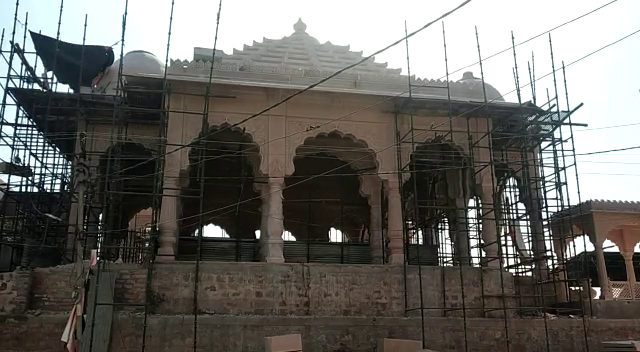 bharatpur shri banke bihari ji, banke bihari ji temple Renovation