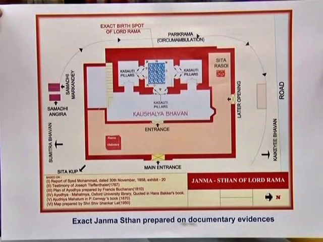 torn map in sc evidence of ram janmbhoomi of kishore kunal book