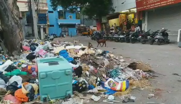 حیدرآباد: جگہ جگہ کوڑے کے ڈھیر، باشندگان وبائی امراض سے متاثر