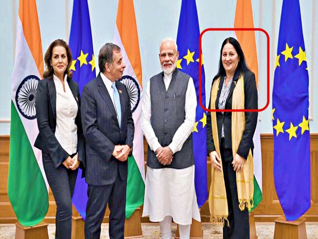 Congress questions Modi  MEPs meet and 'broker' Madi Sharma  யார் இந்த தரகர் மடி சர்மா  மோடி அரசுக்கு கேள்வி  national news in tamil  congress latest news  modi latest news  மோடியுடன் மடி சர்மா