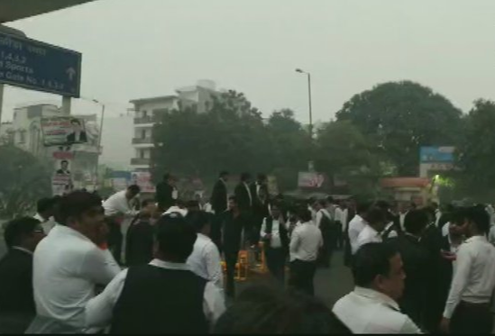 Lawyers protest