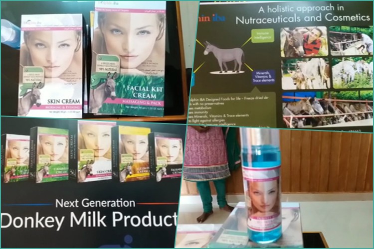 Cosmetic products from donkey milk,ಕತ್ತೆಯ ಹಾಲಿನಿಂದ ಸೌಂದರ್ಯವರ್ಧಕ ಉತ್ಪನ್ನ