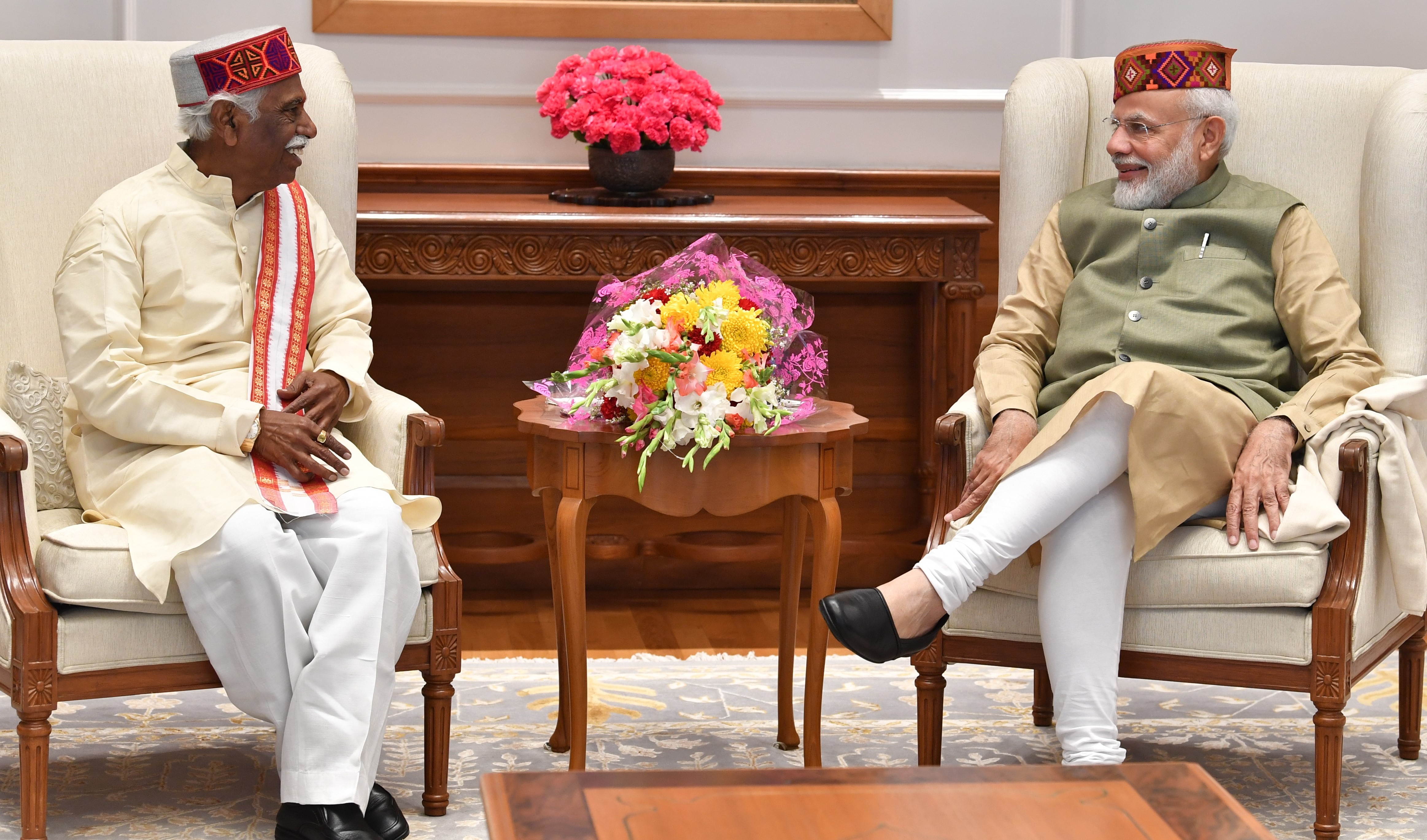 Governor bandaru dattatreya thanked the Prime Minister modi for his acceptance to inaugurate Investors Meet