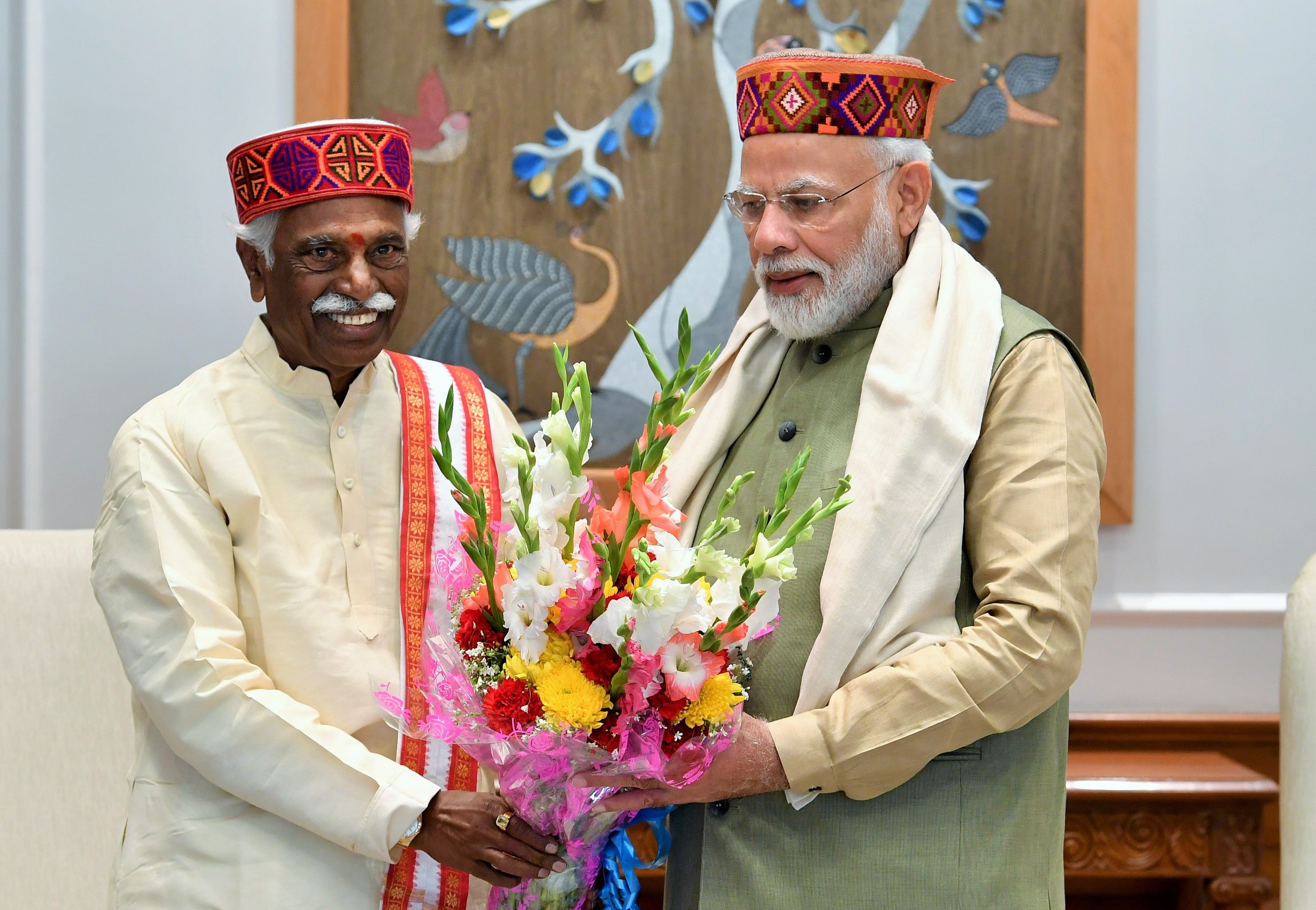 Governor bandaru dattatreya thanked the Prime Minister modi for his acceptance to inaugurate Investors Meet