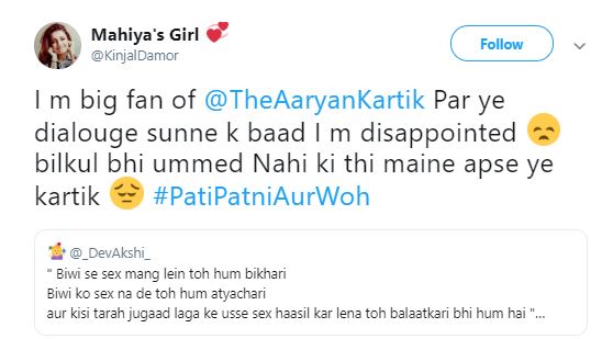 controversy of pati patni aur woh over marital sex dialogue