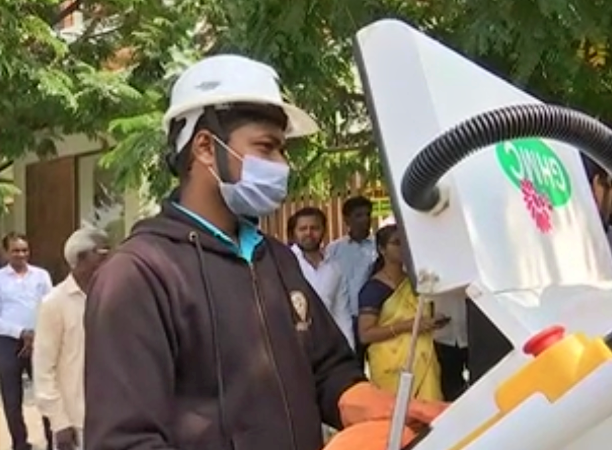 GHMC introduces robotic manhole desilting machine