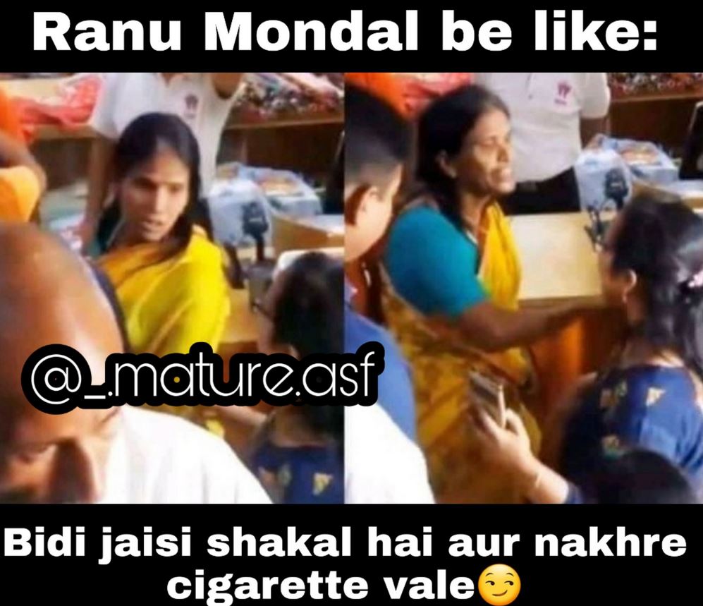 ranu mandal funny memes