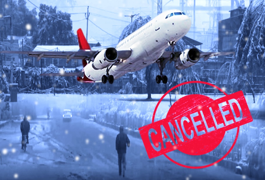 Incoming and outgoing flights at Srinagar Airport have been cancelled