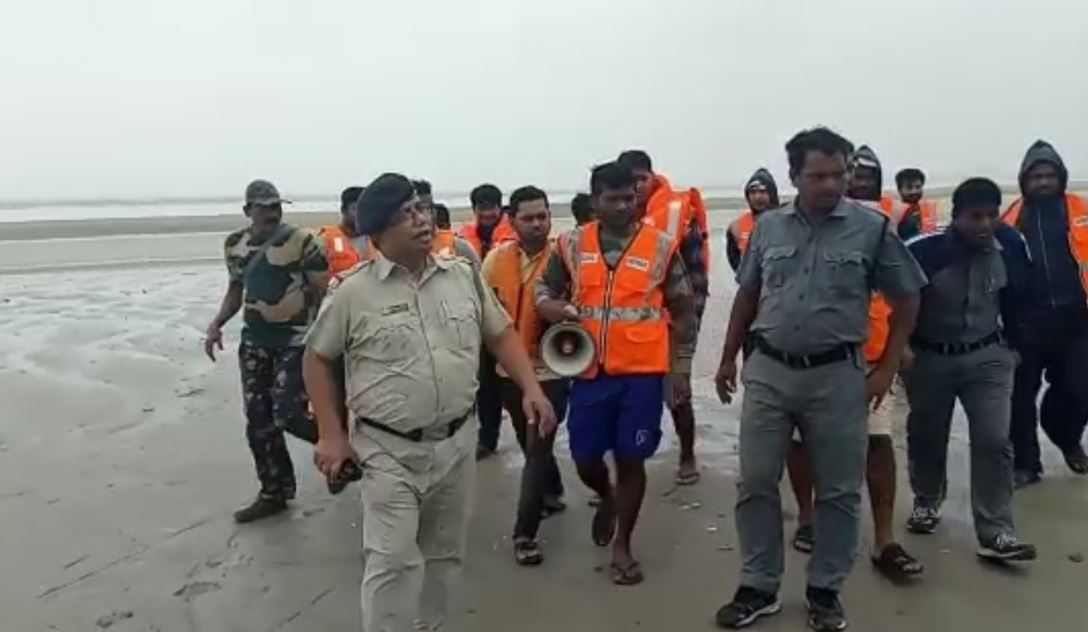 Landfall of Bulbul at sundarban