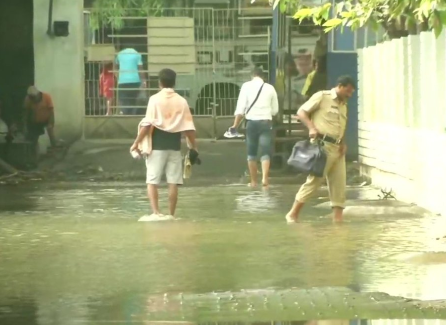 Streets of Kolkata face water-logging due to continuous rains.