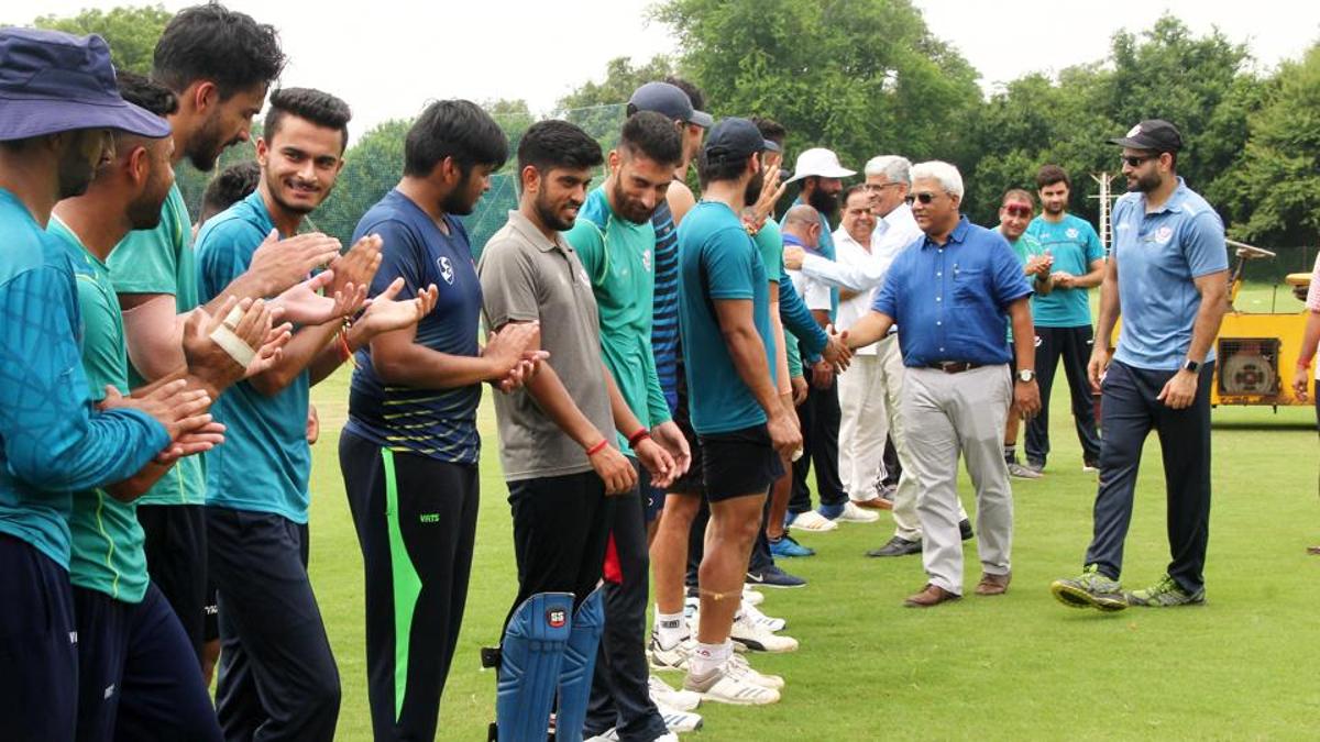 Sourav Ganguly, JKCA, Irfan Pathan and Parvez Rasool