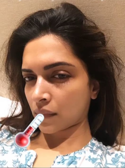 deepika padukone falls sick