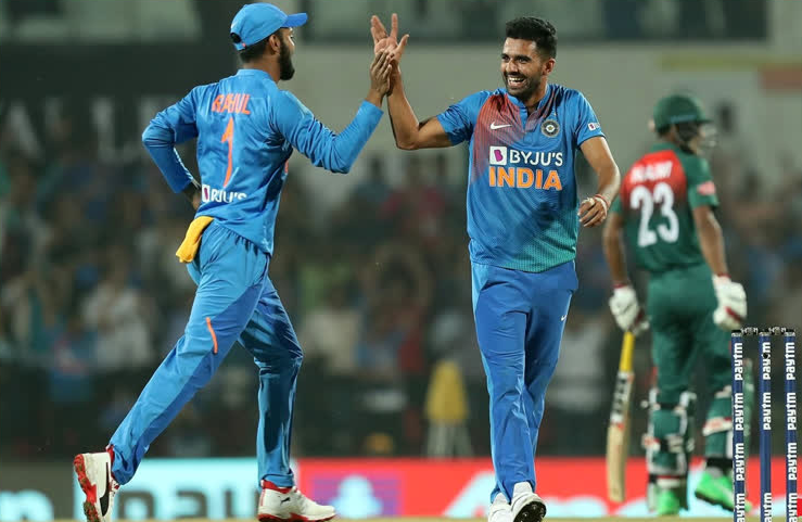 deepak chahar shami and bumrah created history first time three hattricks taken by a team in 2019 year