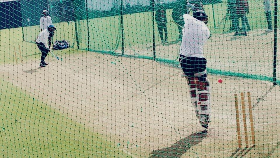 Virat Kohli and His Team train under lights in Indore before Day/Night Test against Bangladesh in eden gardens