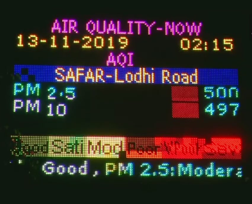 Air Quality remains severe in Delhi