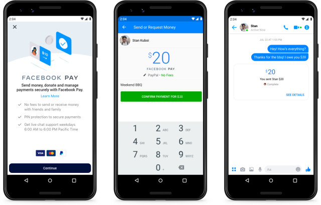 facebook launches pay services in us whatsapp pay soon