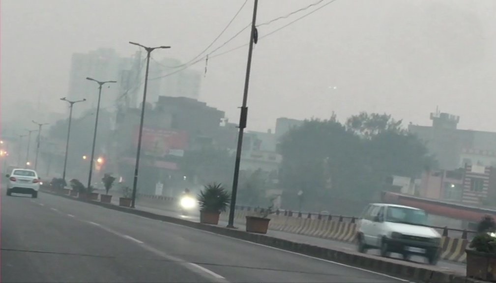 Smog covered Ghaziabad