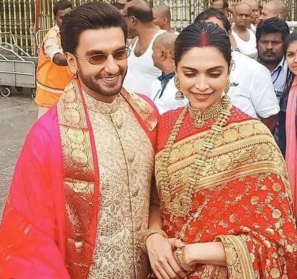 Deepika Padukone And Ranveer Singh's Anniversary Temple Run Begins At Tirumala Tirupati  രണ്‍വീര്‍ സിങ്-ദീപിക ക്ഷേത്ര സന്ദര്‍ശനം  രണ്‍വീര്‍-ദീപിക ലേറ്റസ്റ്റ് ന്യൂസ്  രണ്‍വീര്‍-ദീപിക തിരുമല തിരുപ്പതി സന്ദര്‍ശനം  ആന്ധ്രാപ്രദേശ് തിരുമല തിരുപ്പതി ക്ഷേത്രം  Deepika Padukone And Ranveer Singh  Deepika Padukone And Ranveer Singh's Anniversary  Tirumala Tirupati temple  Deepika Padukone latest news  Ranveer Singh latest news  Deepika Padukone And Ranveer Singh wedding anniversary