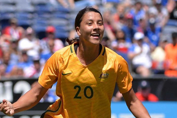 Australian footballer Sam Kerr