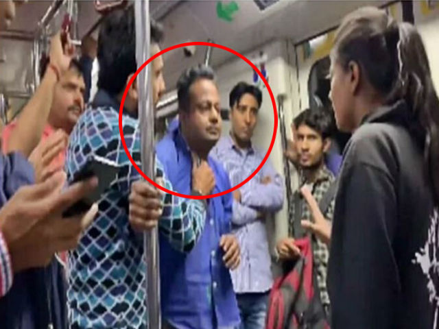 Deepak kalal got slapped in delhi metro video viral