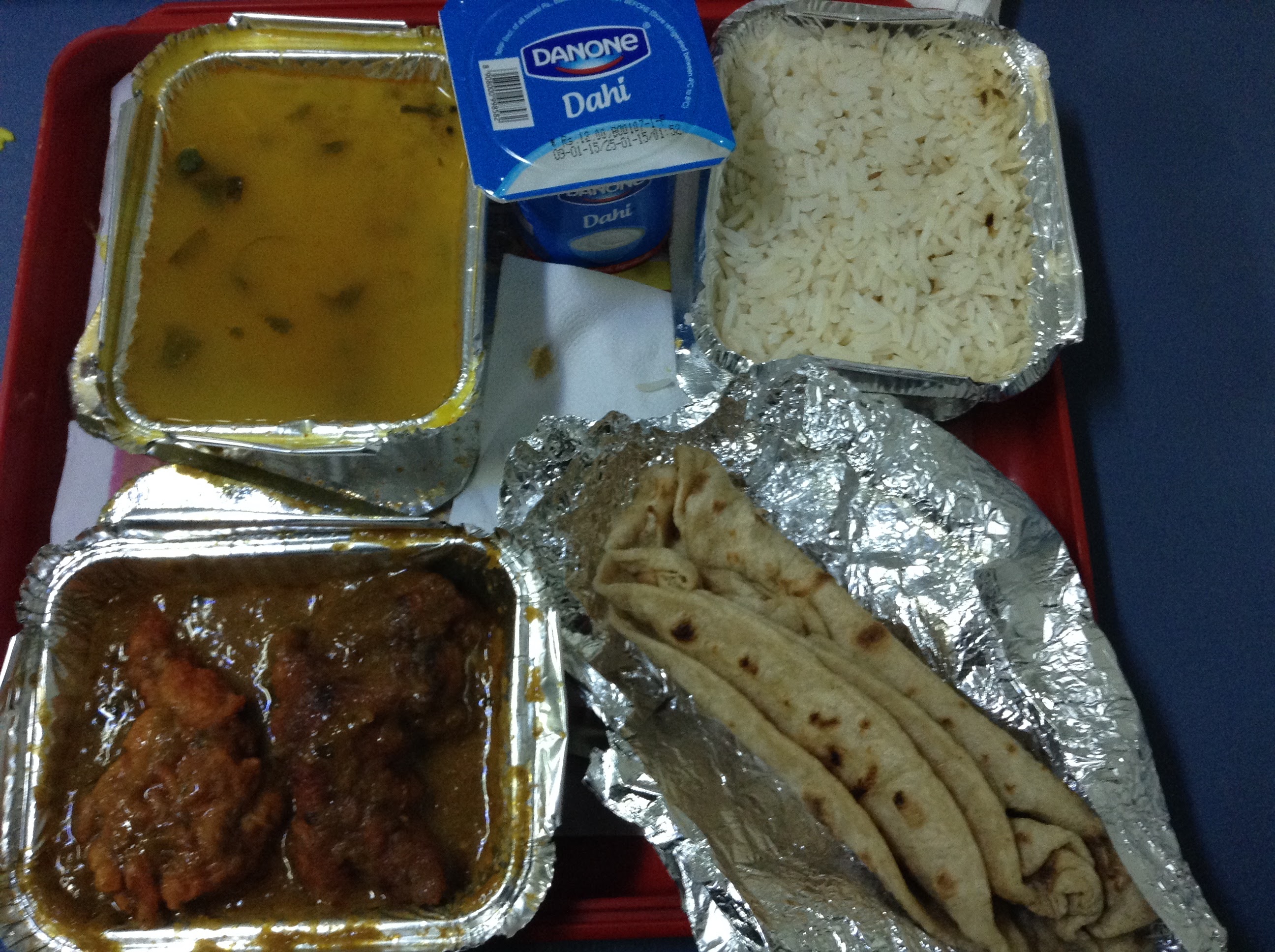 In first-class AC, lunch and dinner will cost Rs 245.