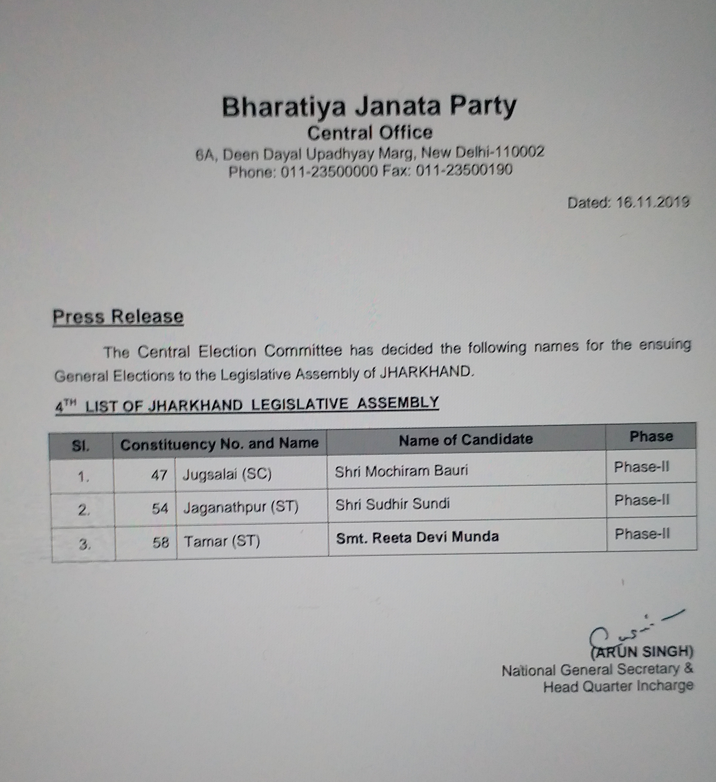 jharkhand assembly election, झारखंड विधानसभा चुनाव