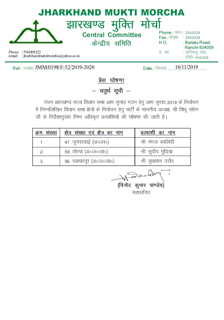 jharkhand assembly election, झारखंड विधानसभा चुनाव