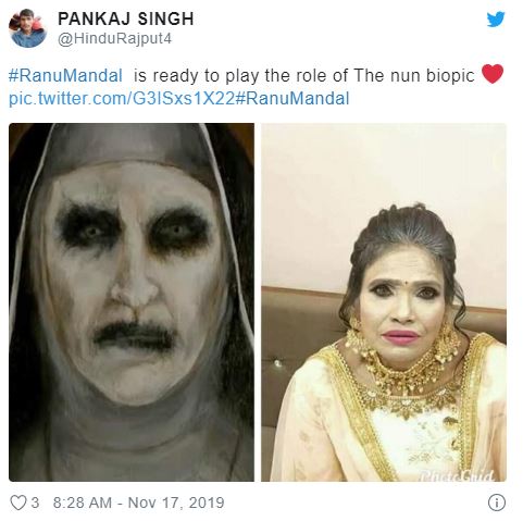 Netizens troll Ranu Mondal over her make-up