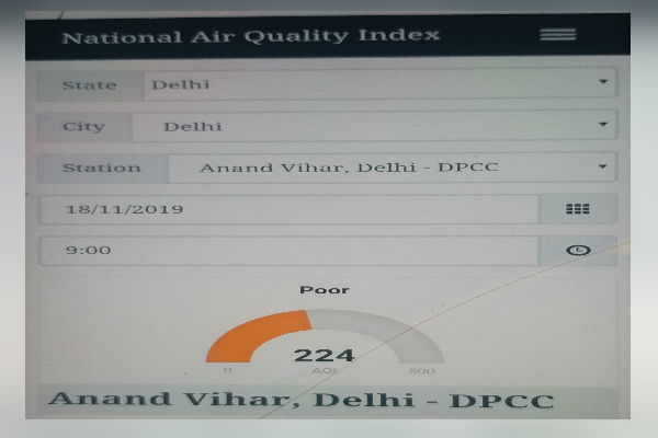 Pollution level reduced in Delhi NCR