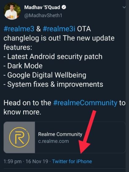 Realme India, ரியல்மி