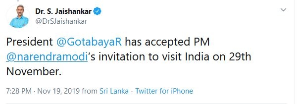 newly-elected-lankan-president-to-visit-india