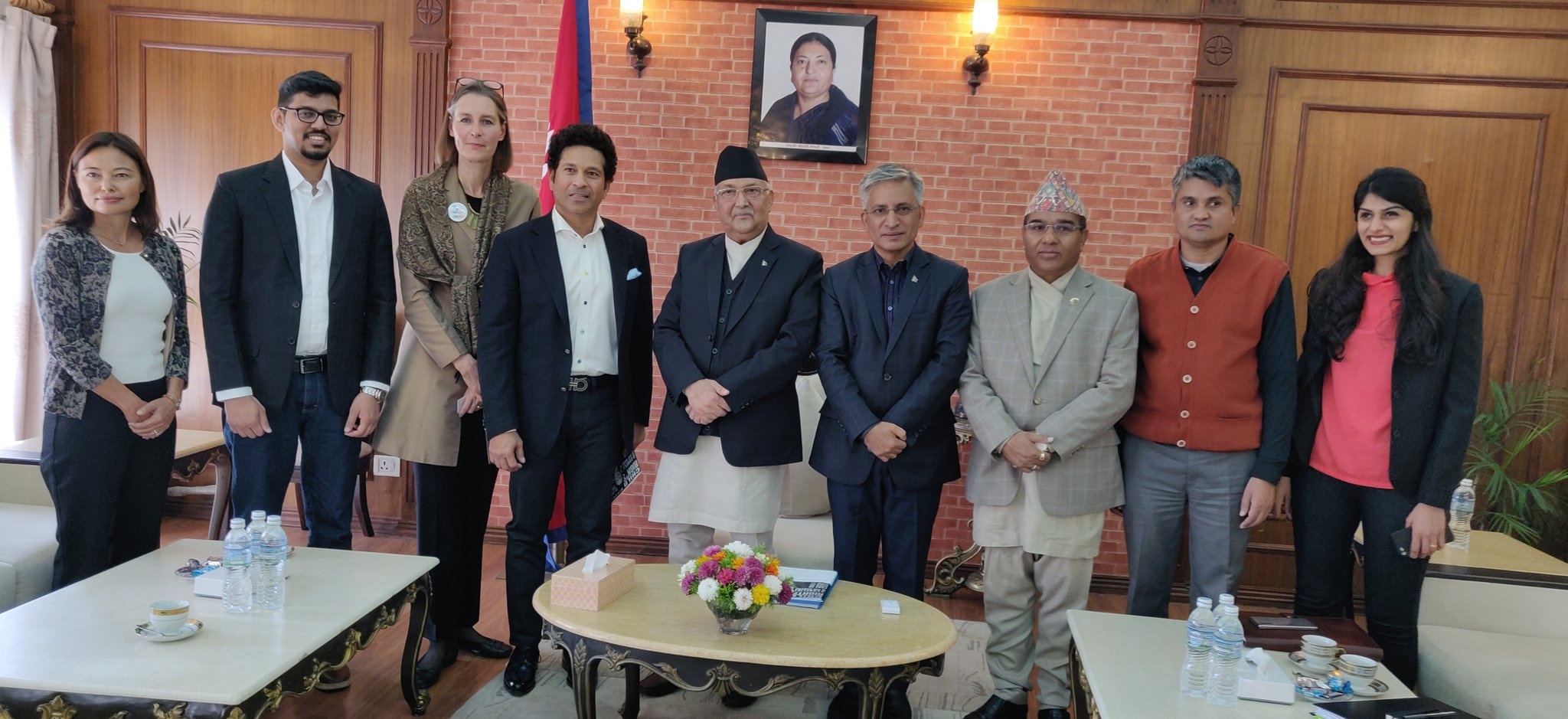 legendary cricketer Sachin Tendulkar raises awareness for brain development in Kathmandu as UNICEF brand ambassador