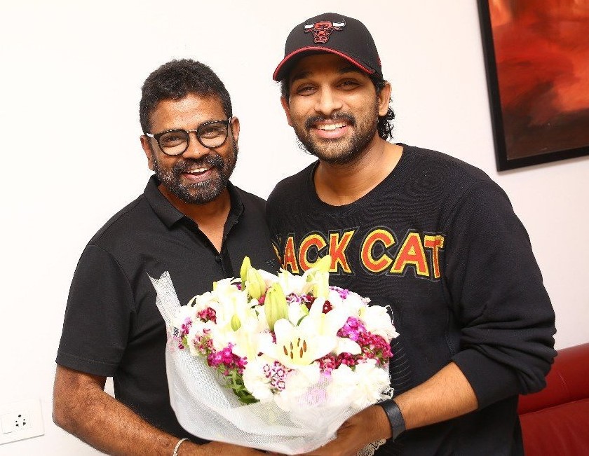 allu arjun with director sukumar