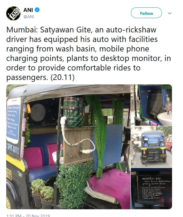 auto rickshaw of Satyawan Gite at mumbai