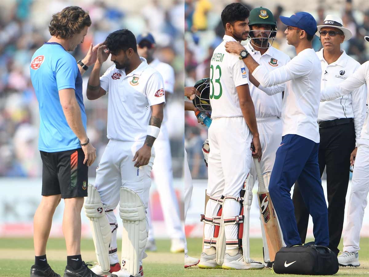 Bangladesh 1st team to use two concussion substitutes in same match