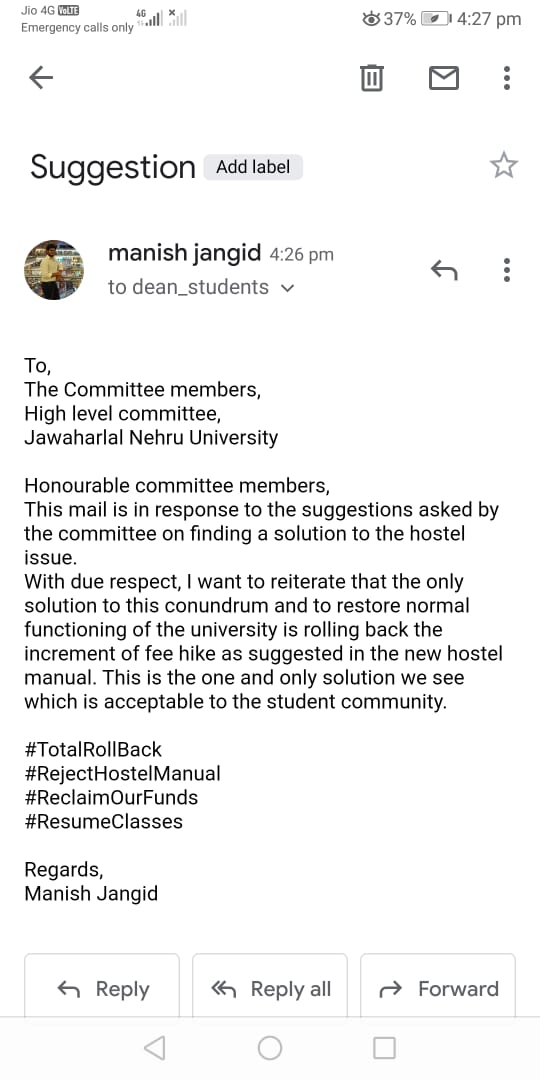 JNU  constitutes high level committee