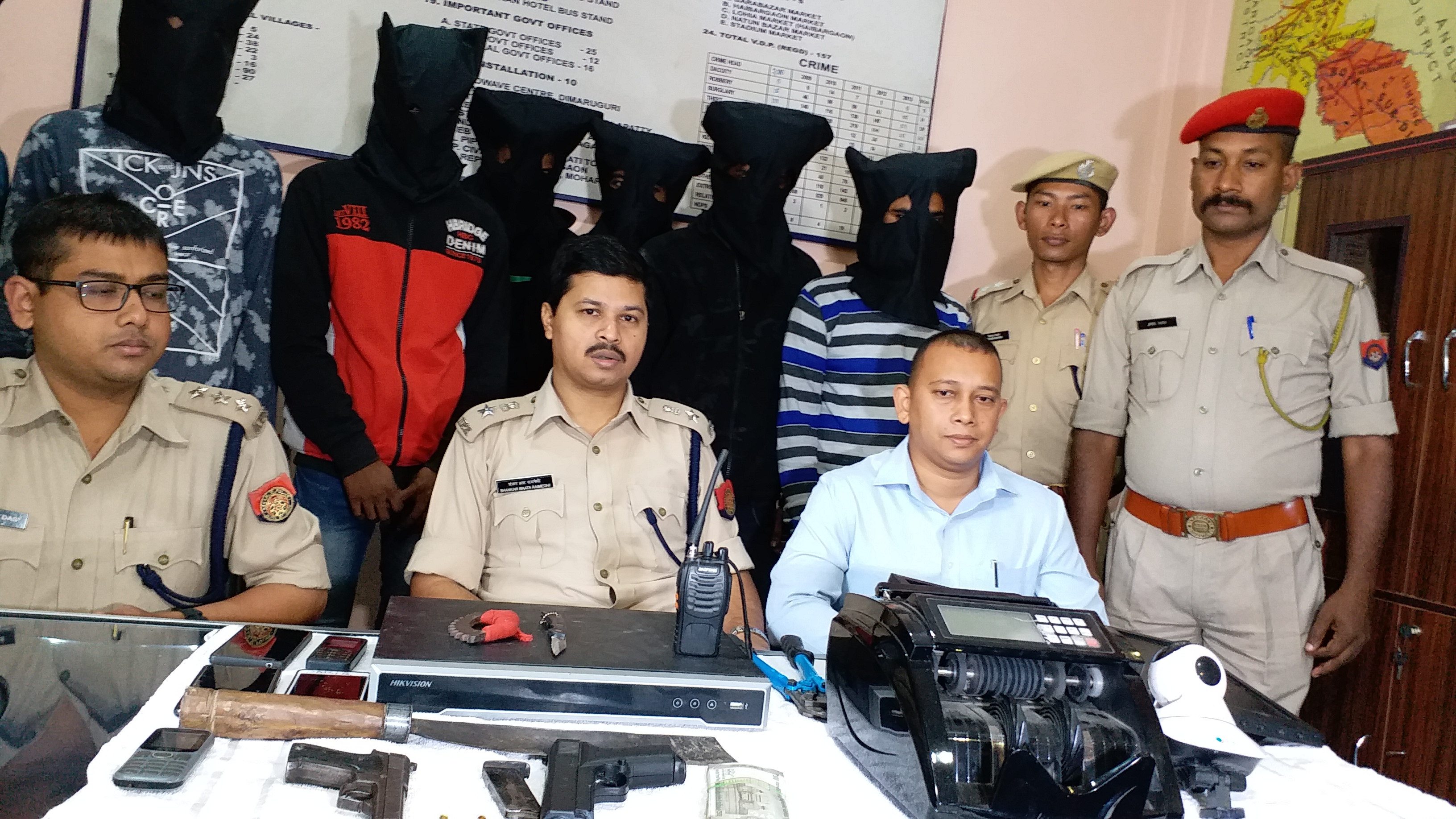 Nagaon police arrested 7 miscreants