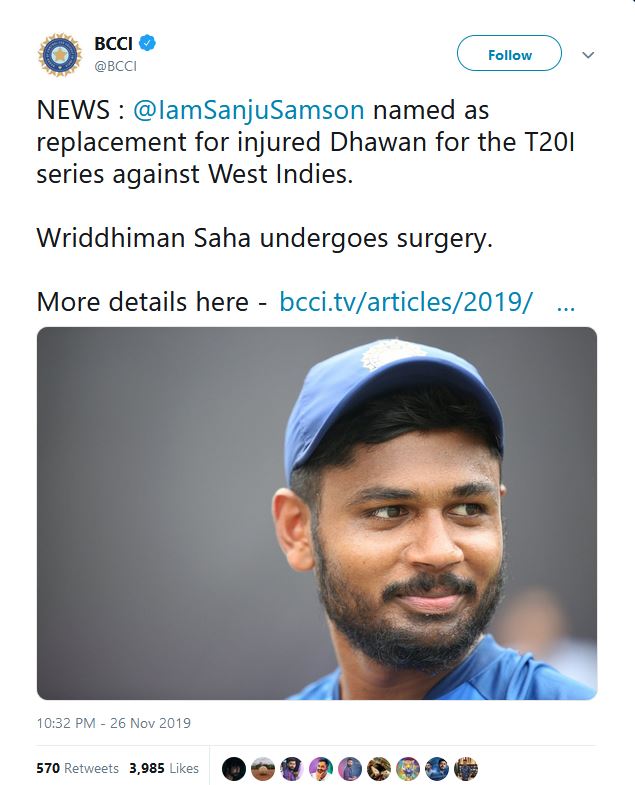 sanju samson