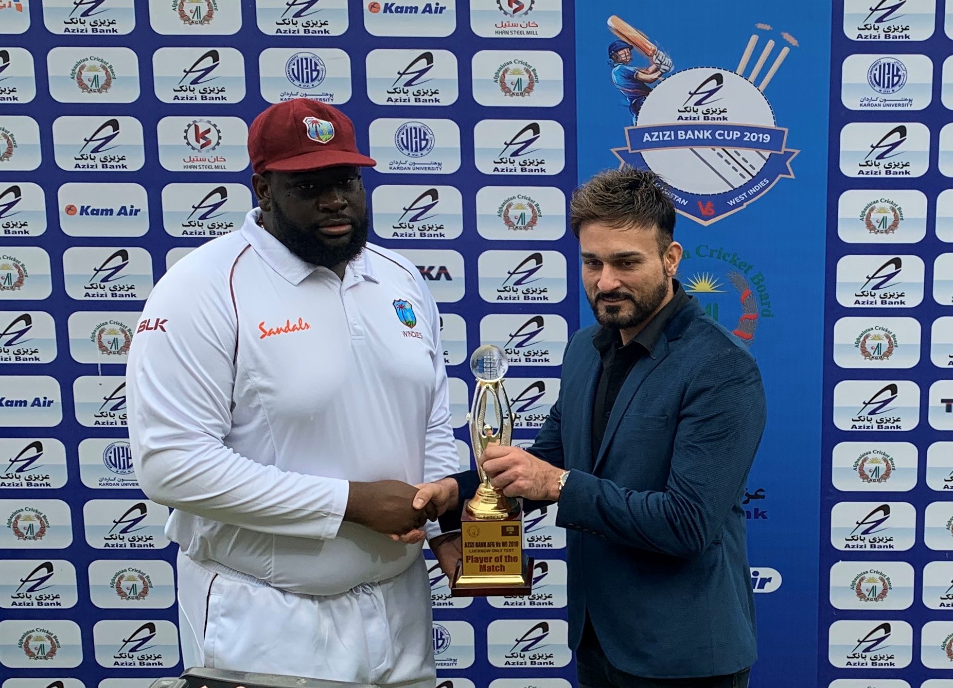 india-vs-afghanistan-2019-cornwall-took-a-match-haul-of-10-wickets-as-the-west-indies-won-with-9-wicketes-in-lucknow