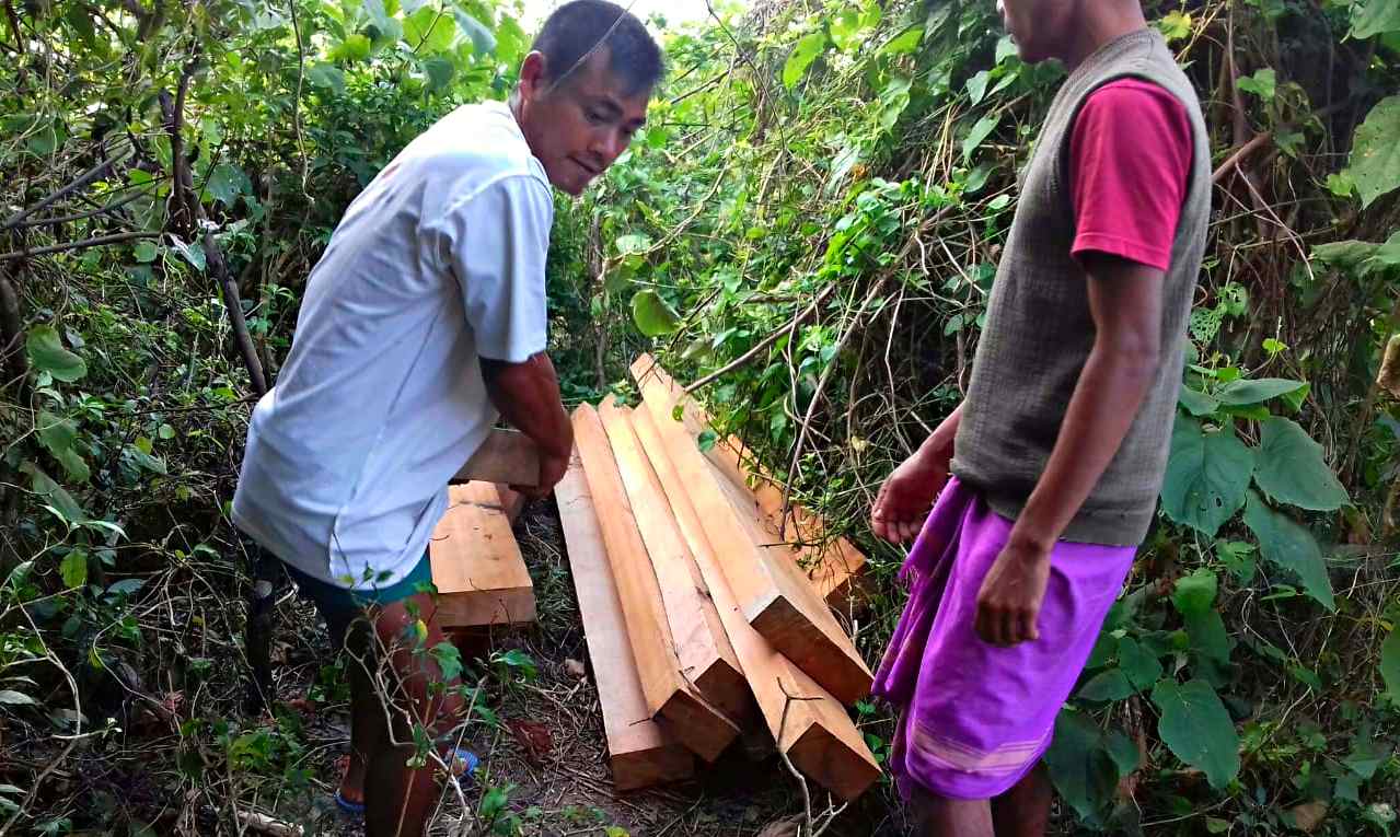 KOKRAJHAR ILLEGAL WOOD SEIZED BY FOREST DEPTT. ASSAM ETV BHARAT NEWS