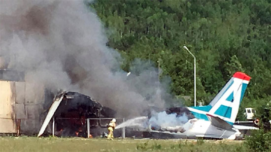 US plane crash, nine killed, three injured