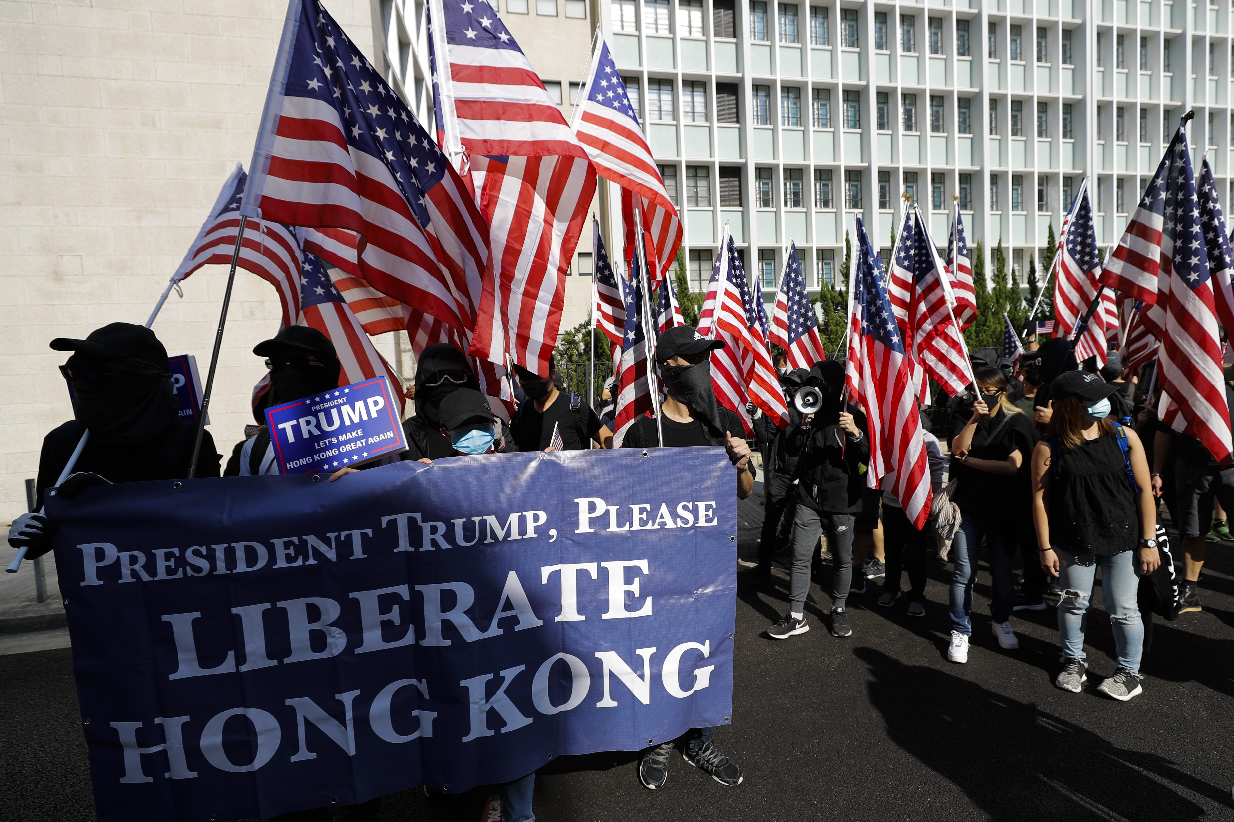 Hong Kong protesters