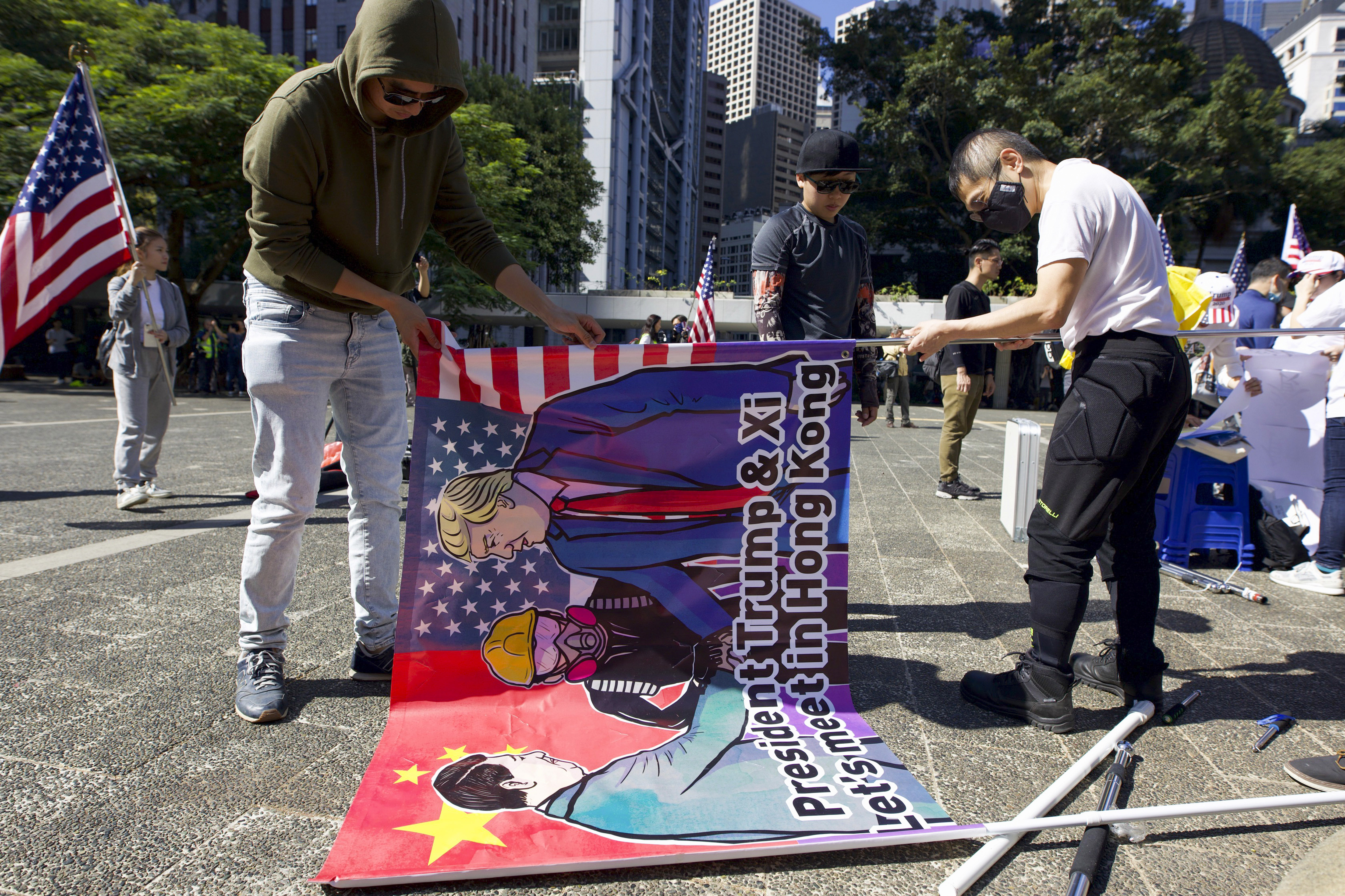 Hong Kong protesters