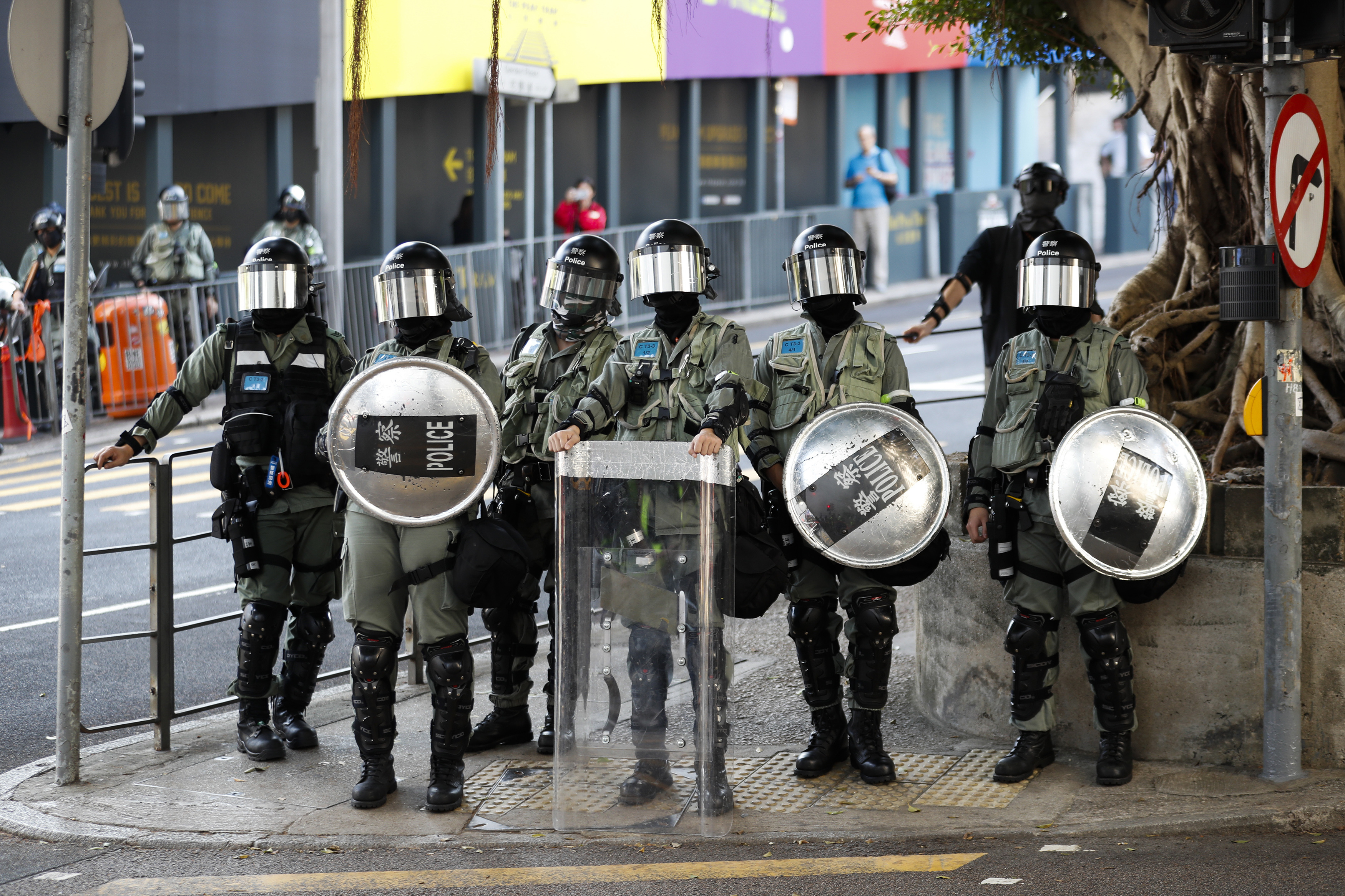 Hong Kong protesters